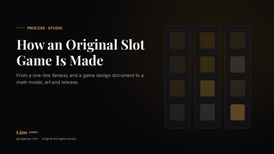 Giro Games cover: how an original slot game is made, from GDD to release