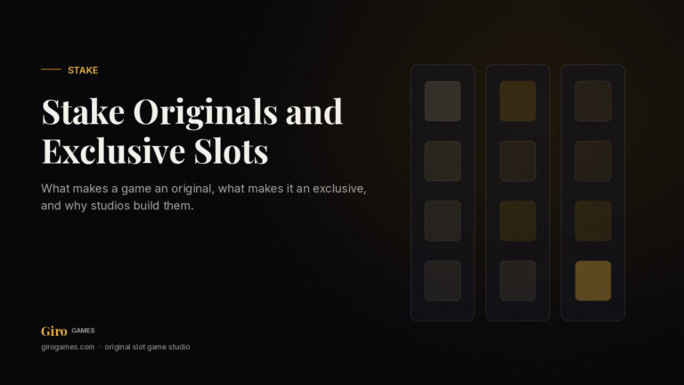 Stake Originals and Exclusive Slots — Giro Games — original slot games studio