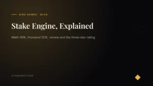 Обложка статьи: Что такое Stake Engine: как студии делают, сдают и запускают игры на RGS Stake