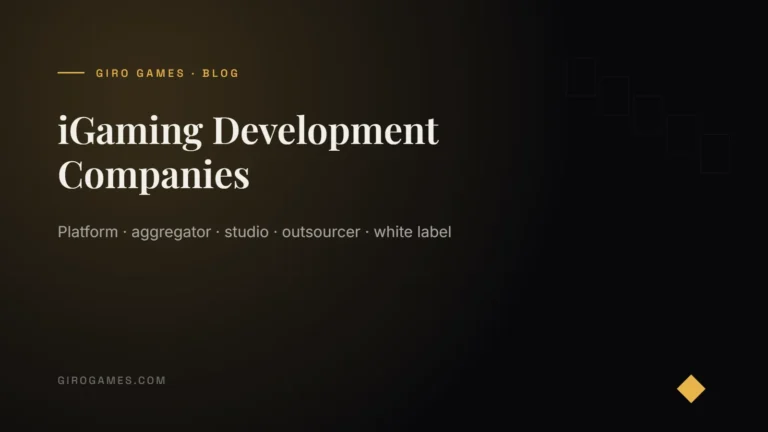 iGaming Development Companies — Giro Games — original slot games studio