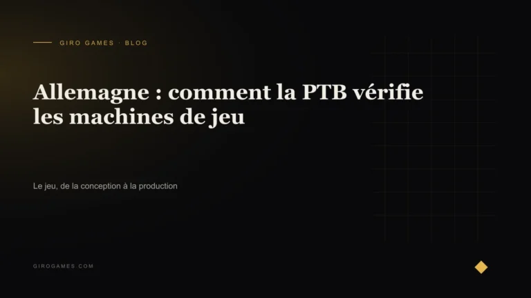 Couverture de l'article : Allemagne : comment la PTB vérifie les machines de jeu