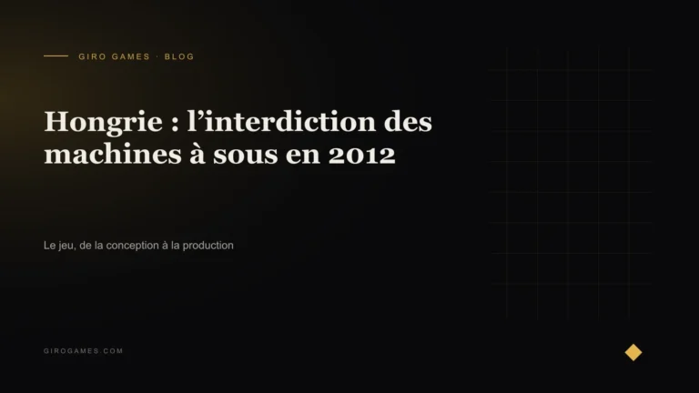 Couverture de l'article : Hongrie : l’interdiction des machines à sous en 2012