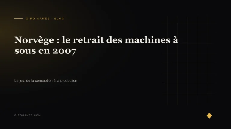Couverture de l'article : Norvège : le retrait des machines à sous en 2007