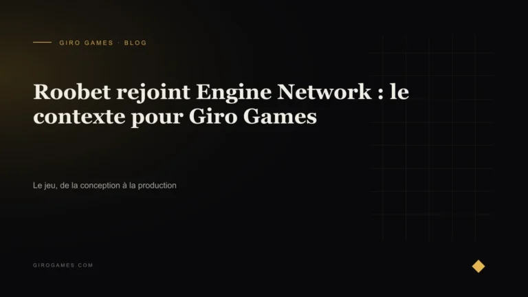 Couverture de l'article : Roobet rejoint Engine Network : le contexte pour Giro Games