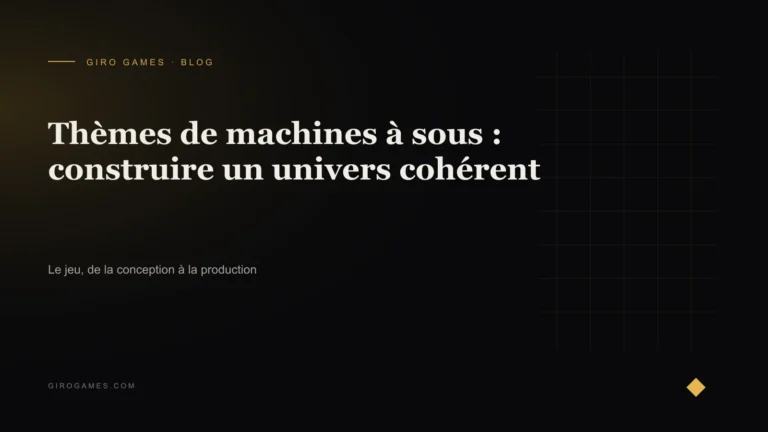 Couverture de l'article : Thèmes de machines à sous : construire un univers cohérent