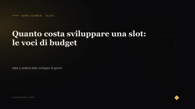 Copertina dell'articolo: Quanto costa sviluppare una slot: le voci di budget