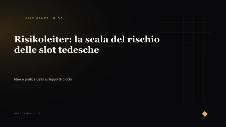 Copertina dell'articolo: Risikoleiter: la scala del rischio delle slot tedesche