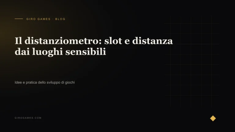 Copertina dell'articolo: Il distanziometro: slot e distanza dai luoghi sensibili