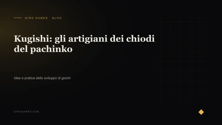 Copertina dell'articolo: Kugishi: gli artigiani dei chiodi del pachinko