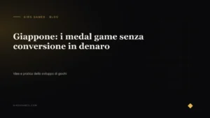 Copertina dell'articolo: Giappone: i medal game senza conversione in denaro
