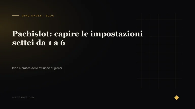 Copertina dell'articolo: Pachislot: capire le impostazioni settei da 1 a 6