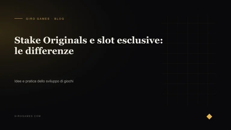 Copertina dell'articolo: Stake Originals e slot esclusive: le differenze