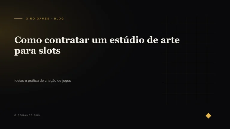 Capa do artigo: Como contratar um estúdio de arte para slots