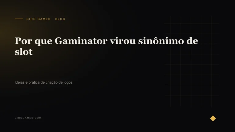 Capa do artigo: Por que Gaminator virou sinônimo de slot