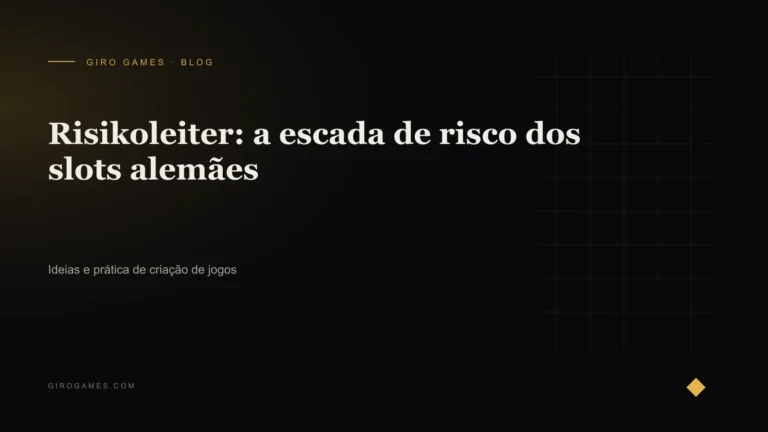 Capa do artigo: Risikoleiter: a escada de risco dos slots alemães