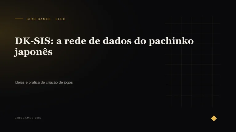 Capa do artigo: DK-SIS: a rede de dados do pachinko japonês