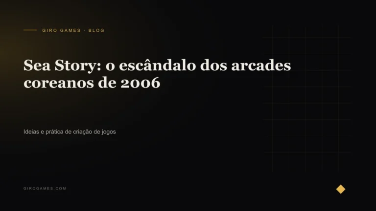 Capa do artigo: Sea Story: o escândalo dos arcades coreanos de 2006