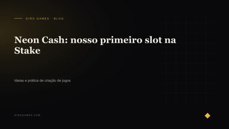 Capa do artigo: Neon Cash: nosso primeiro slot na Stake
