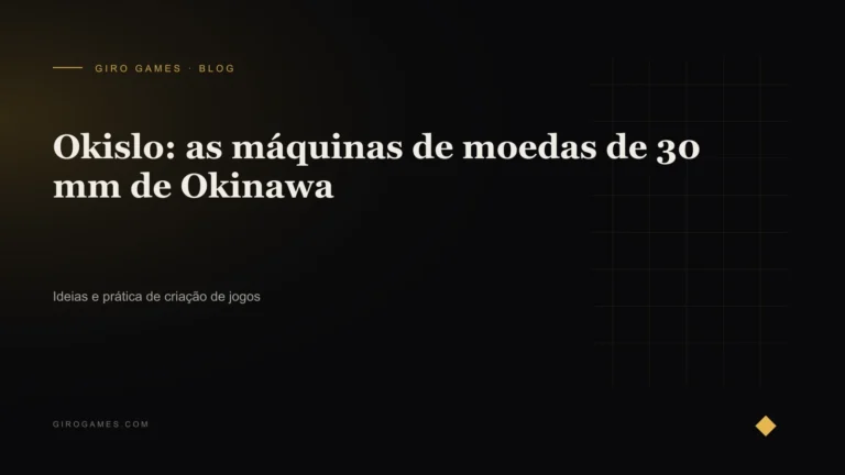 Capa do artigo: Okislo: as máquinas de moedas de 30 mm de Okinawa