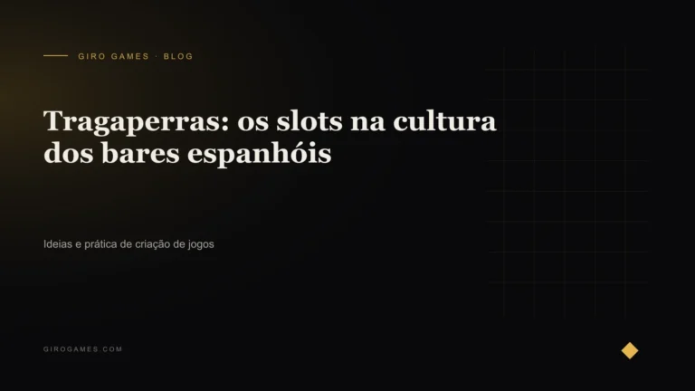 Capa do artigo: Tragaperras: os slots na cultura dos bares espanhóis