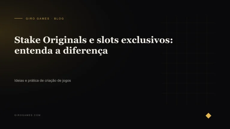 Capa do artigo: Stake Originals e slots exclusivos: entenda a diferença