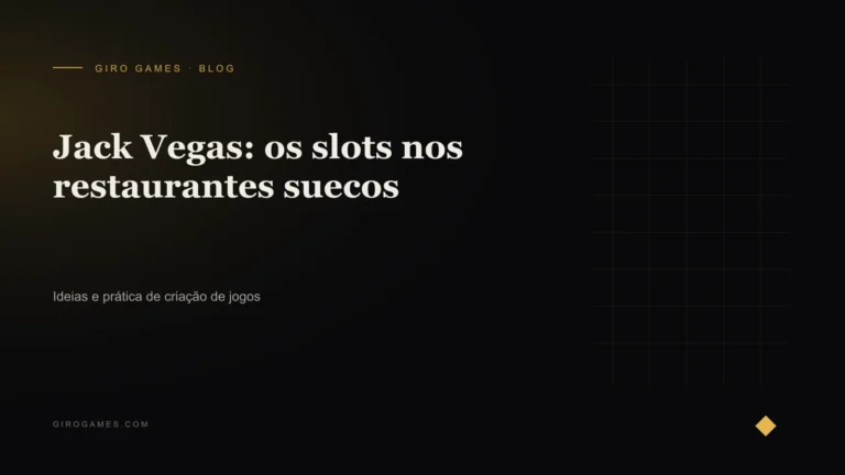 Capa do artigo: Jack Vegas: os slots nos restaurantes suecos