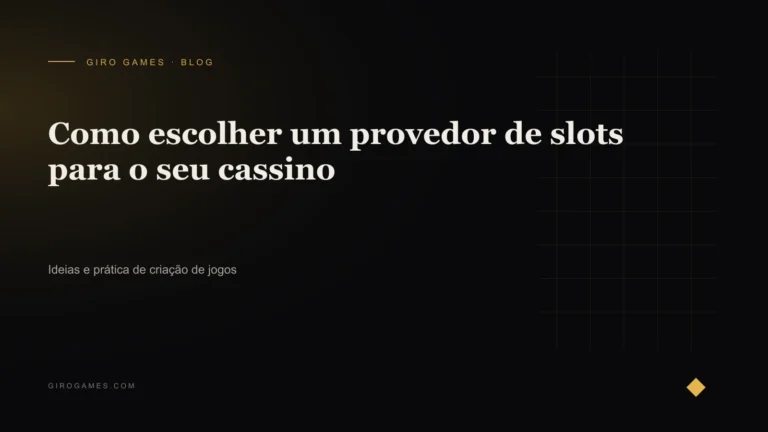 Capa do artigo: Como escolher um provedor de slots para o seu cassino