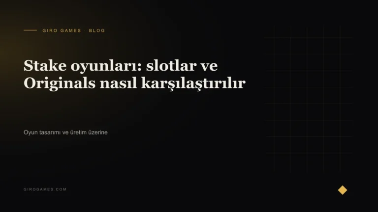 Makale kapağı: Stake oyunları: slotlar ve Originals nasıl karşılaştırılır