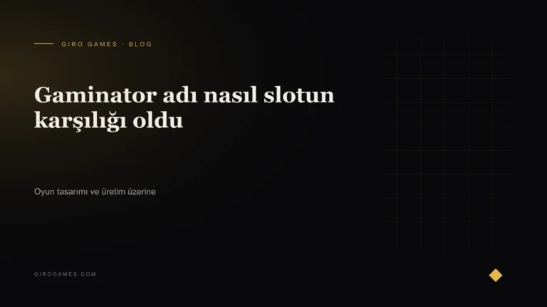 Makale kapağı: Gaminator adı nasıl slotun karşılığı oldu