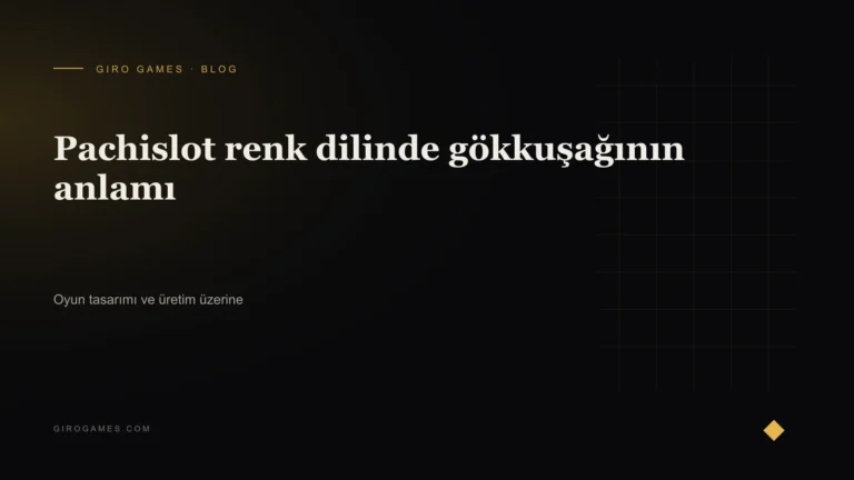 Makale kapağı: Pachislot renk dilinde gökkuşağının anlamı