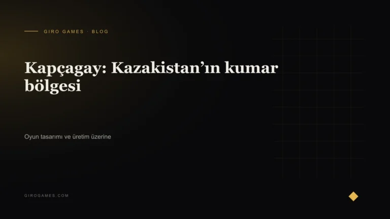 Makale kapağı: Kapçagay: Kazakistan’ın kumar bölgesi
