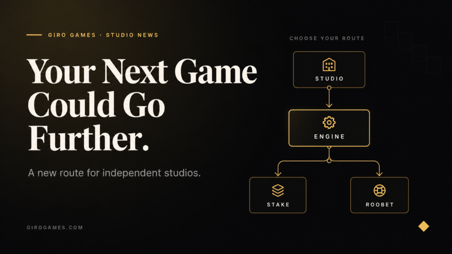 Your Next Game Could Go Further: a studio connects through Engine to Stake and Roobet.