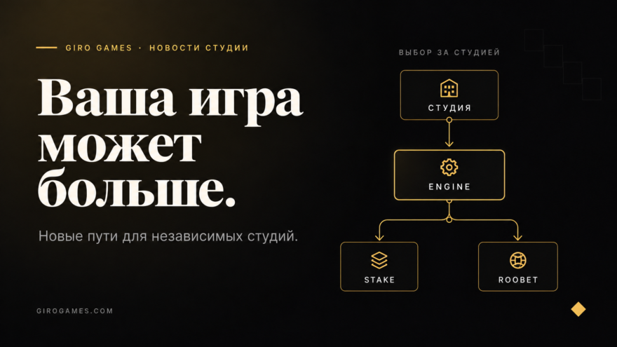 Обложка статьи: Roobet присоединяется к Engine Network: новые возможности для Giro Games